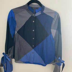 Blue Button down BCBG Shirt